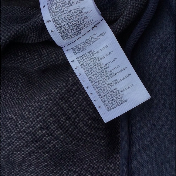 NWOT ADIDAS MEN’S CLIMALITE Z.N.E. CREWNECK SWEATSHIRT SIZE LARGE NAVY/BLACK - Picture 3 of 6